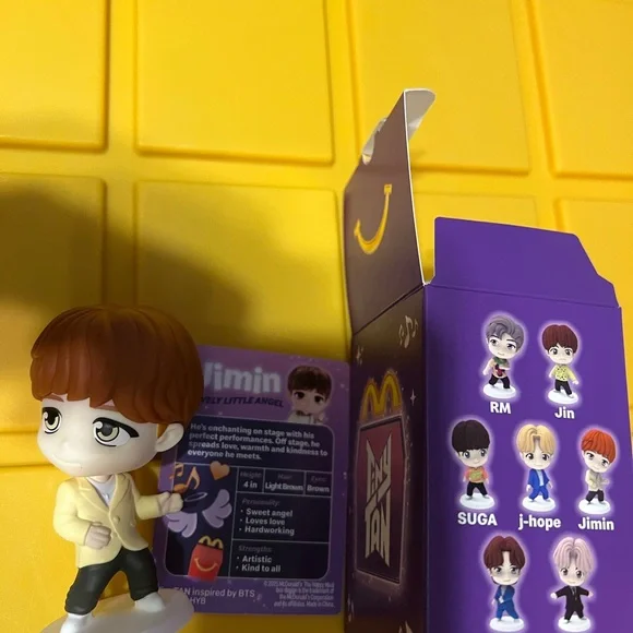 BTS TinyTam toy from McDonald’s. Character is Jimin. - Picture 9 of 11